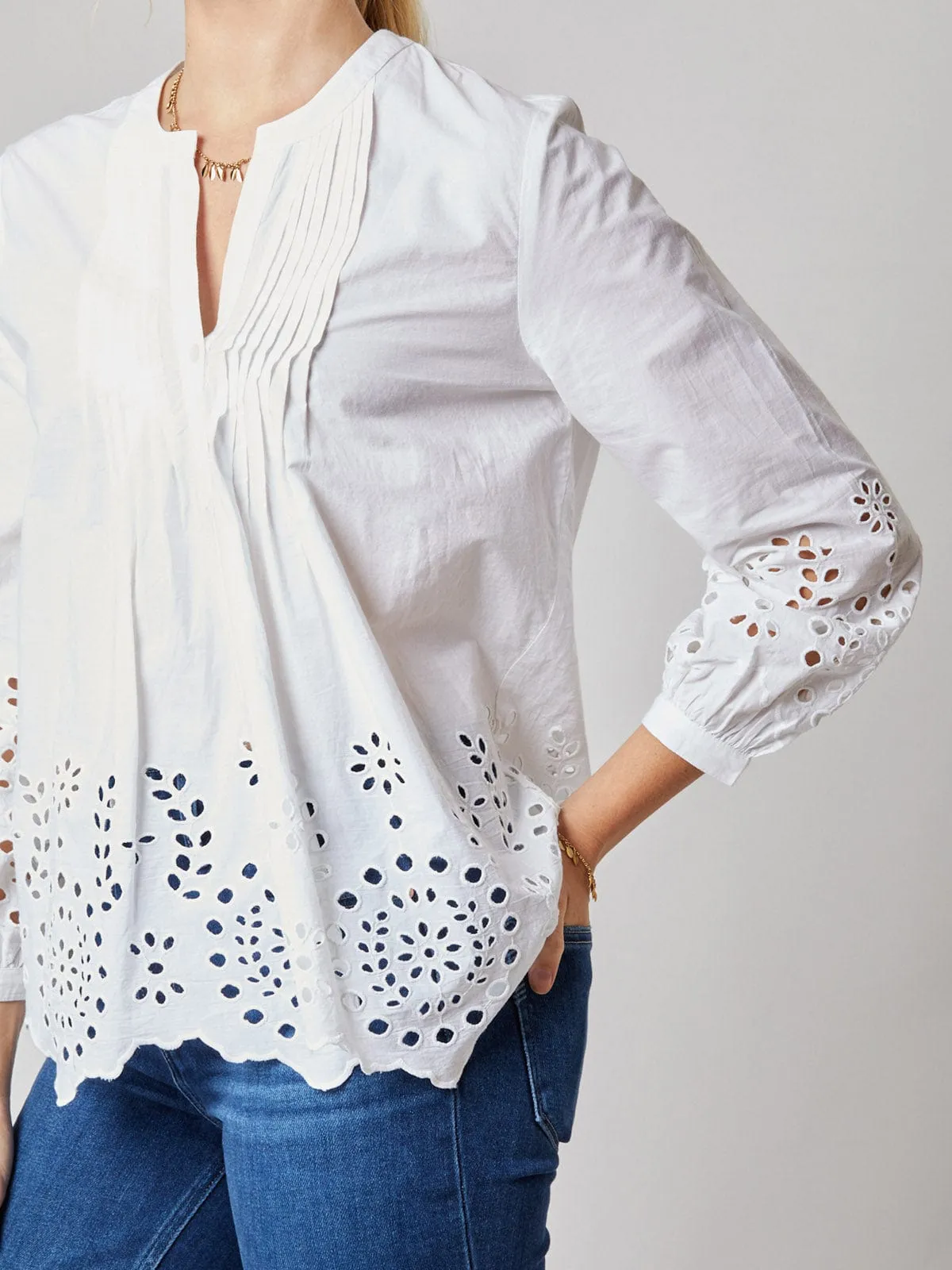 Madison Lace Cotton Top sold by iris product image thumbnail 2