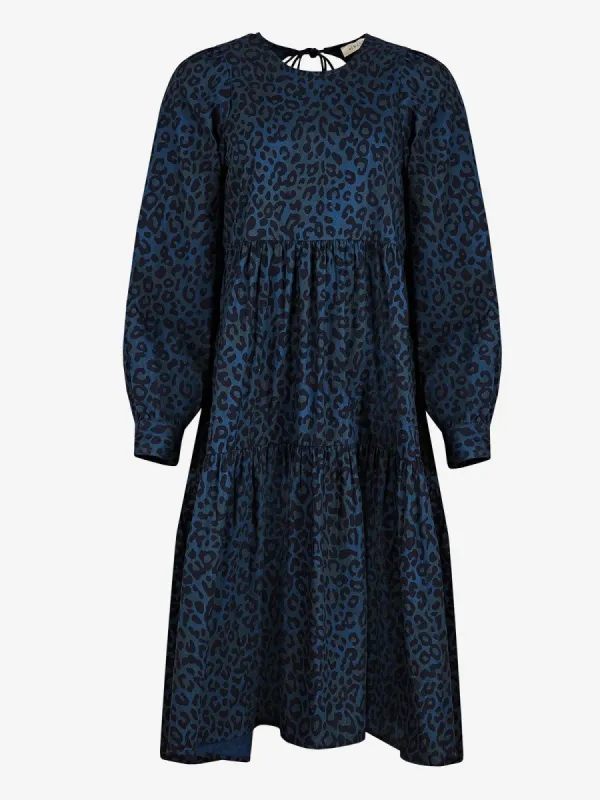 Charlotte Leopard-Print Midi Dress sold by iris