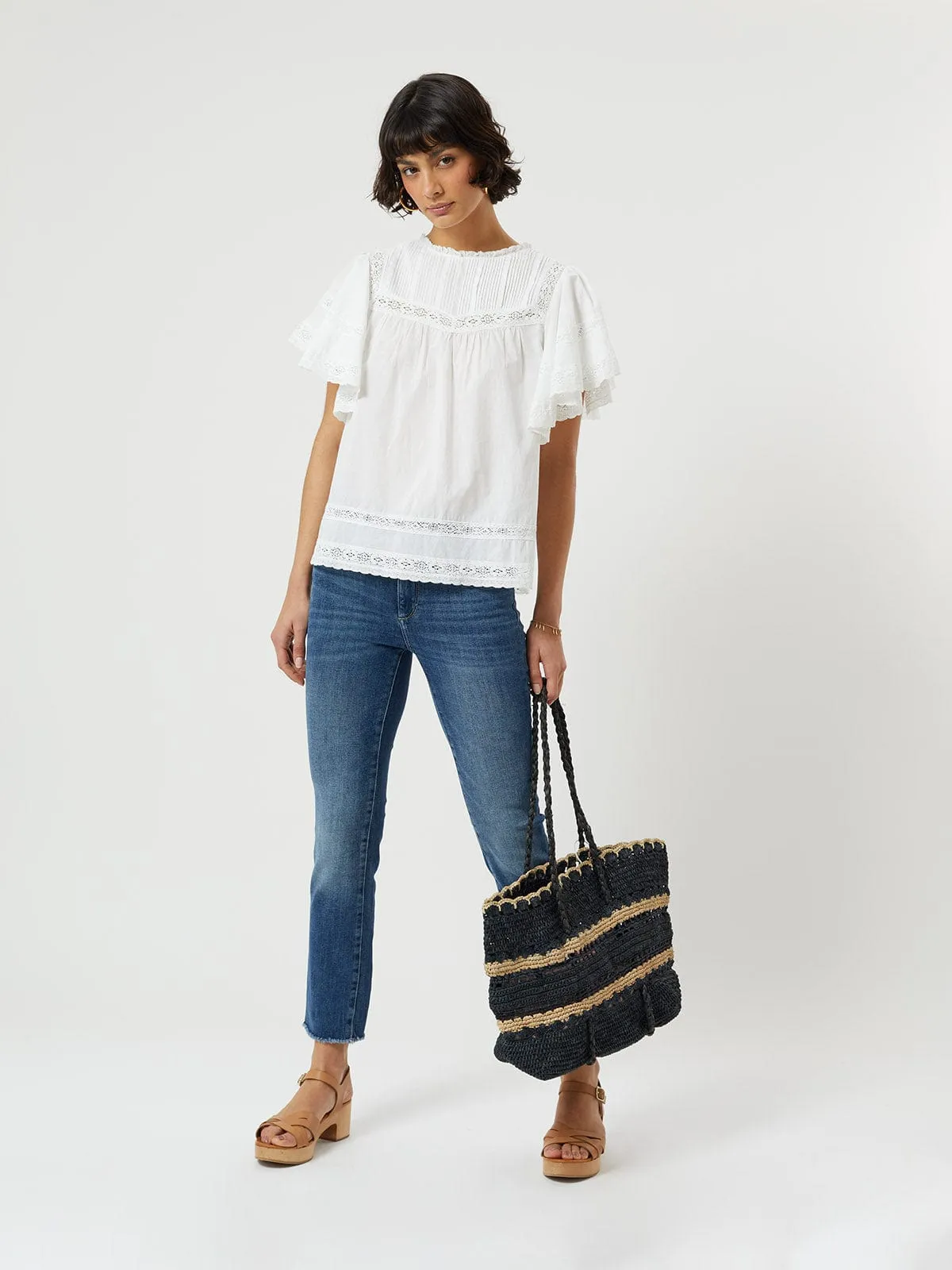 Capri Lace Insert Top sold by iris product image thumbnail 4
