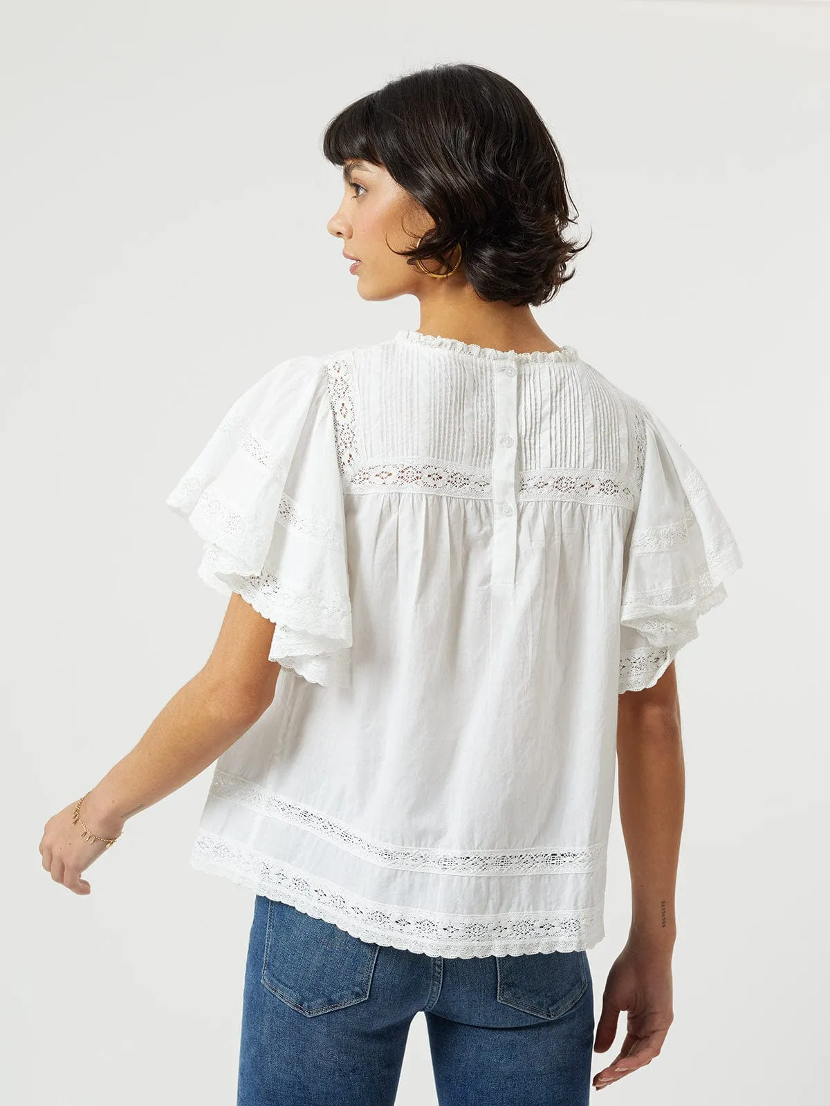 Capri Lace Insert Top sold by iris product image thumbnail 2