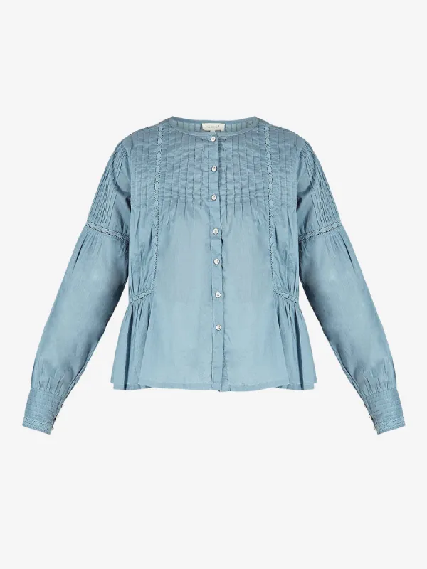 Arden Pintuck Blouse made by iris