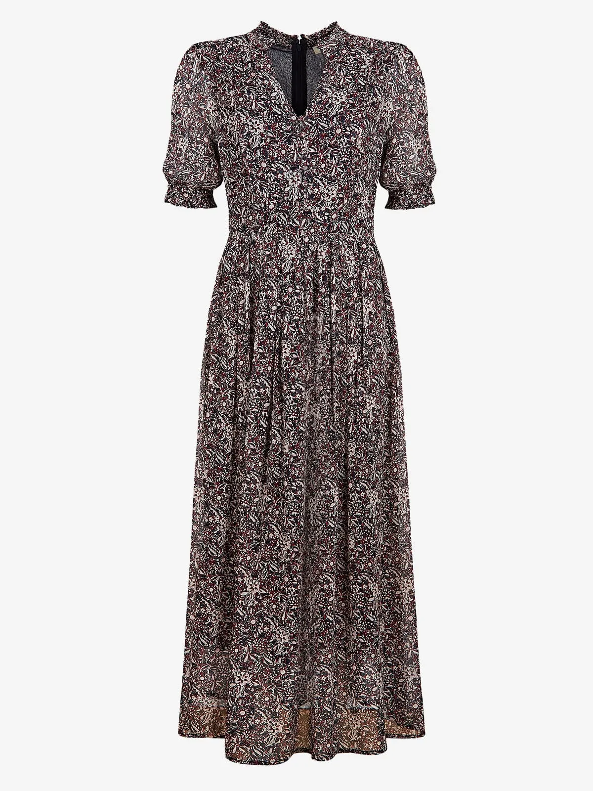 Macy Midi Georgette Dress – Navy sold by iris product image thumbnail 5