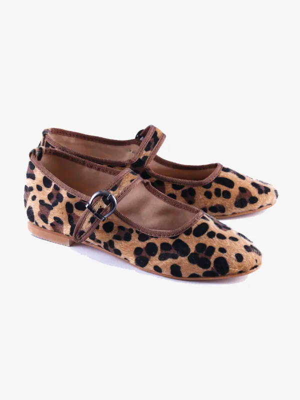 Mary Jane Shoe - Leopard made by iris