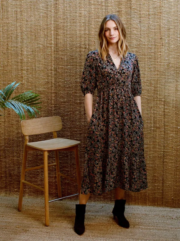 Nixi Satin Dress – Autumn Fields made by iris