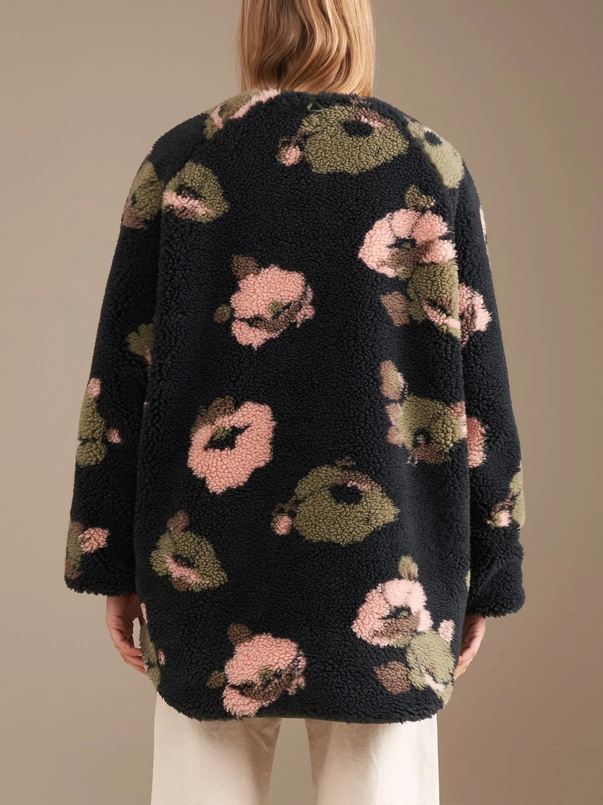 Hamon Coat Reversible- Black and Khaki sold by iris product image thumbnail 4