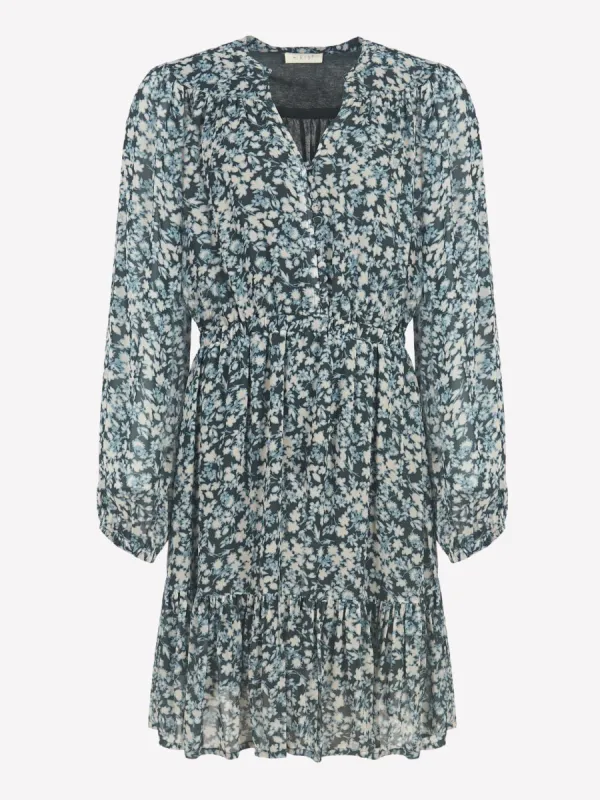 Bailey Floral-Print Georgette Mini-Dress sold by iris