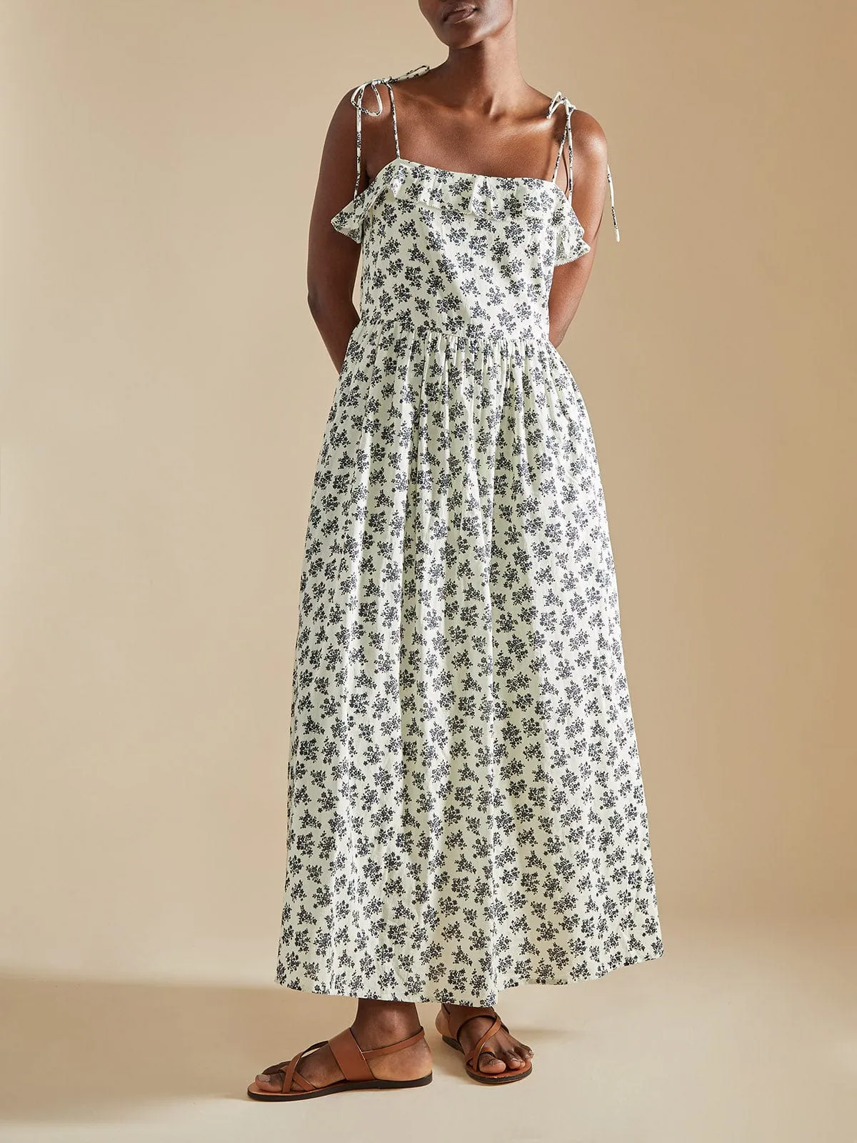 Taylor Strappy Dress - White and Black sold by iris product image thumbnail 3