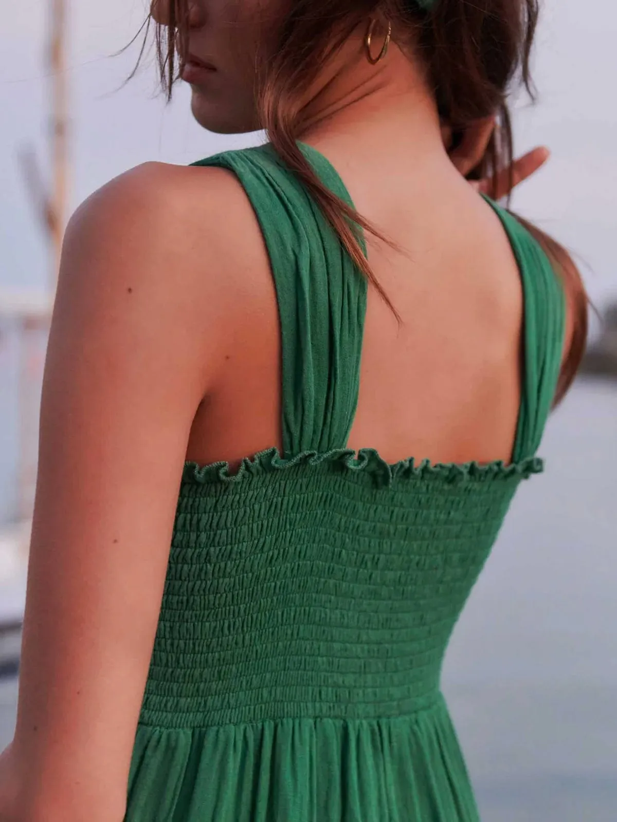 Ron Bando Dress – Green sold by iris product image thumbnail 4