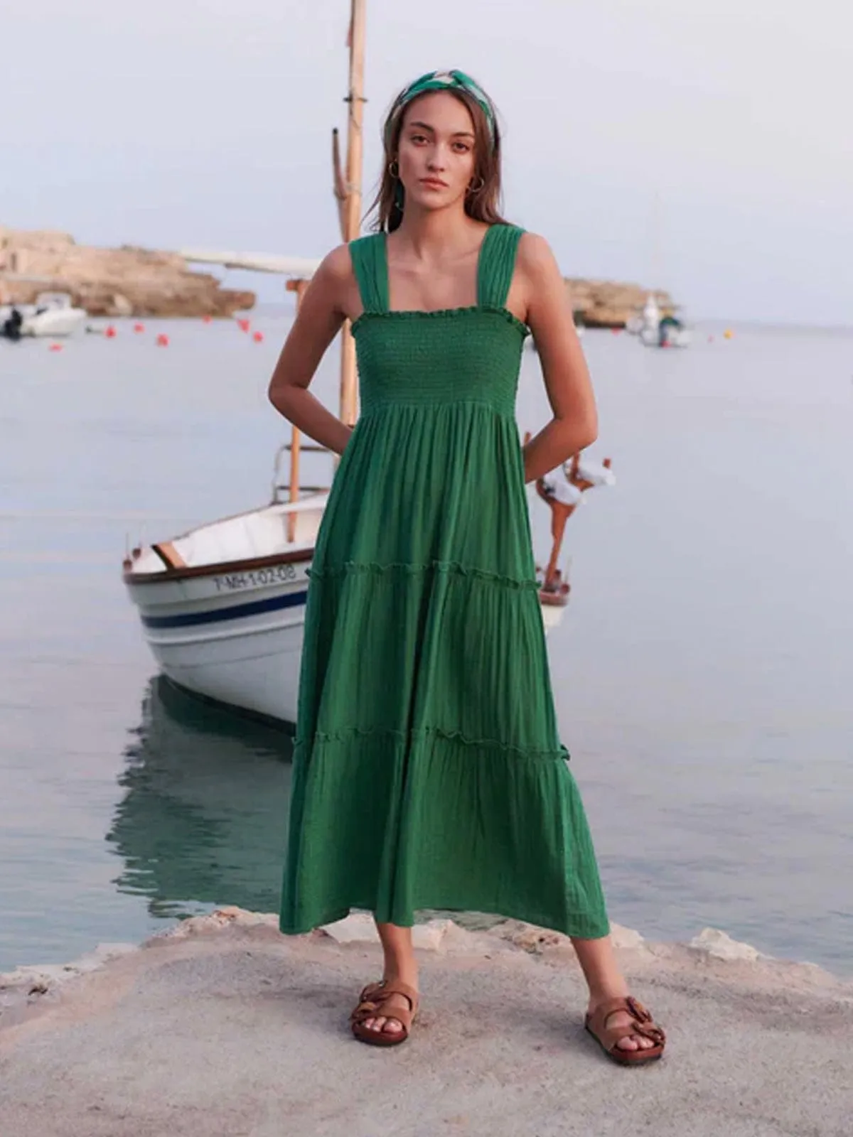 Ron Bando Dress – Green sold by iris product image thumbnail 2