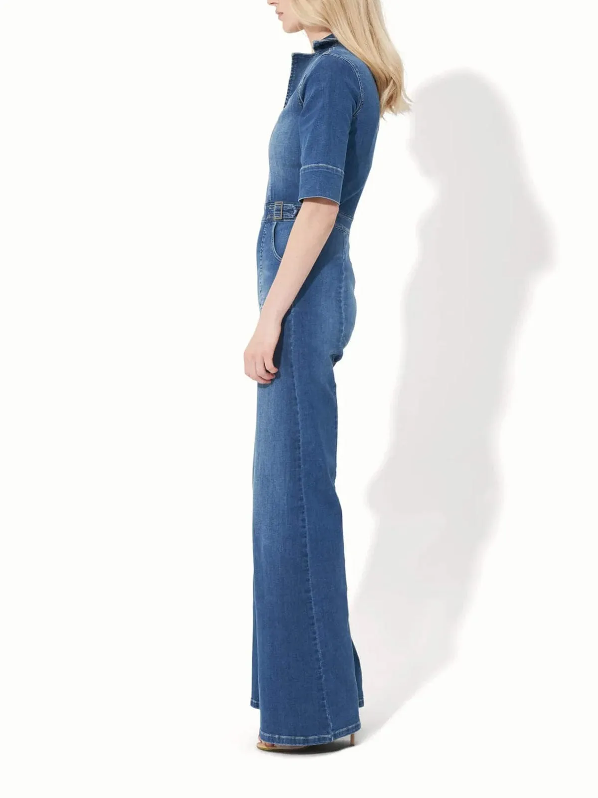 Cassandra Jumpsuit- Denim sold by iris product image thumbnail 4