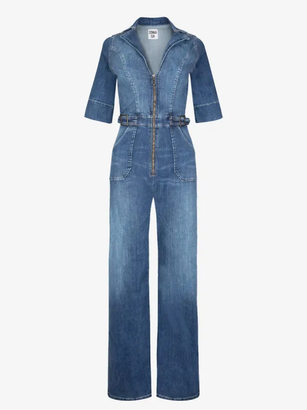 Cassandra Jumpsuit- Denim sold by iris