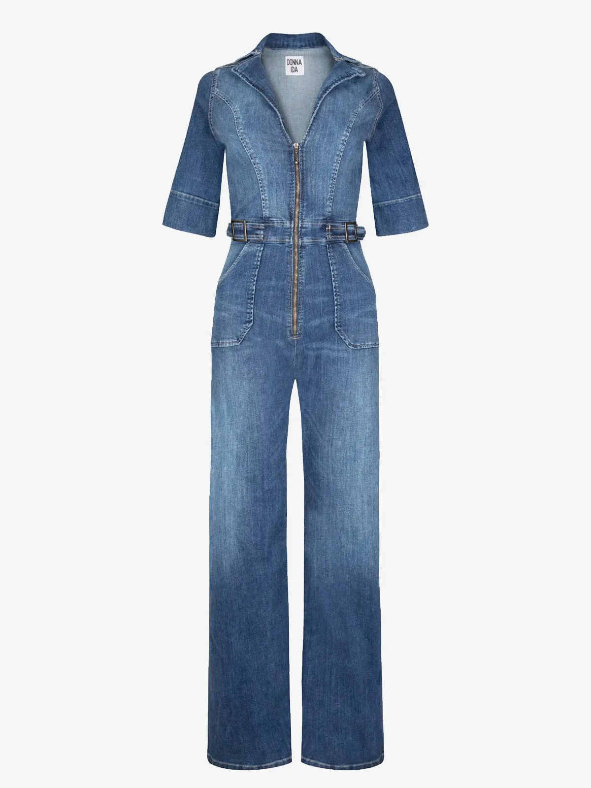 Cassandra Jumpsuit- Denim sold by iris