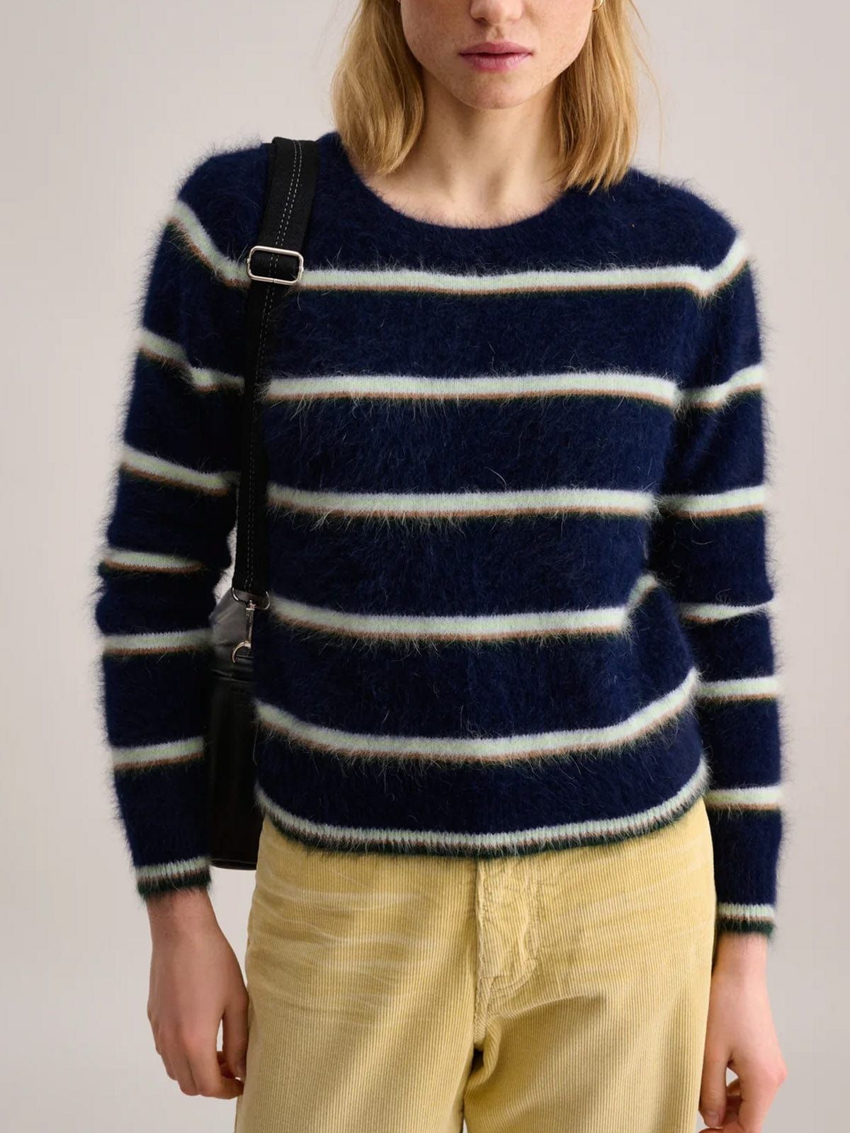 Dattor Stripe Navy Knit sold by iris product image thumbnail 2