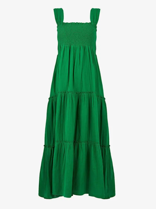 Lauryne Smocked Cotton Sundress sold by iris