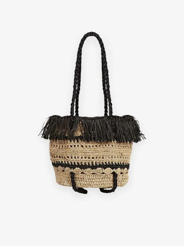 Raphael Mini Raffia bag sold by iris