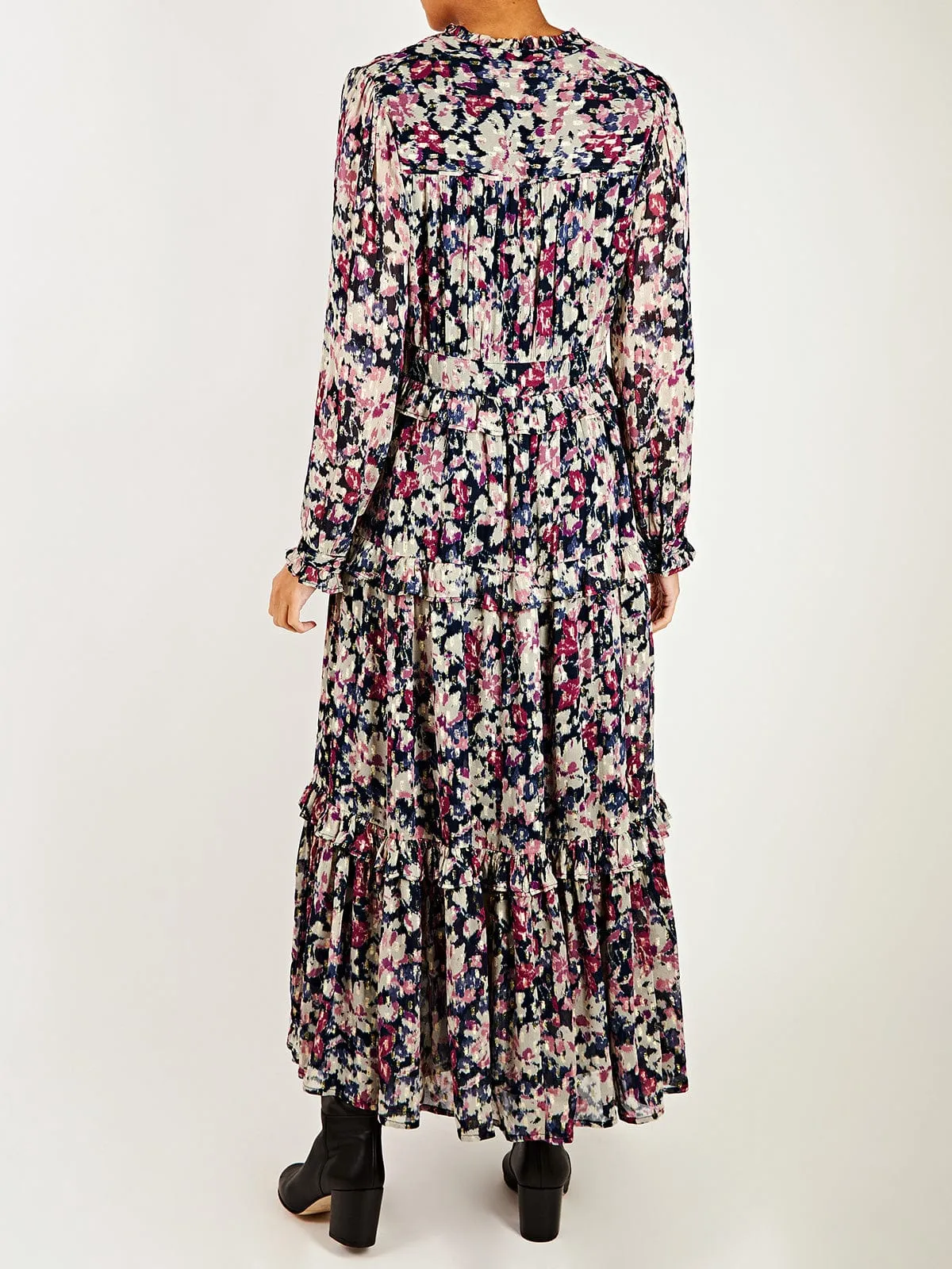 Macy Lurex Tiered Dress sold by iris product image thumbnail 3