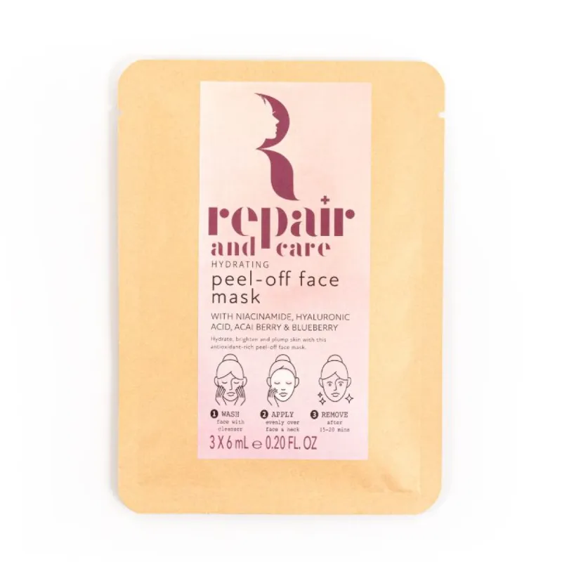 Repair and Care Peel Off Face Mask 3 x 6ml sold by iris