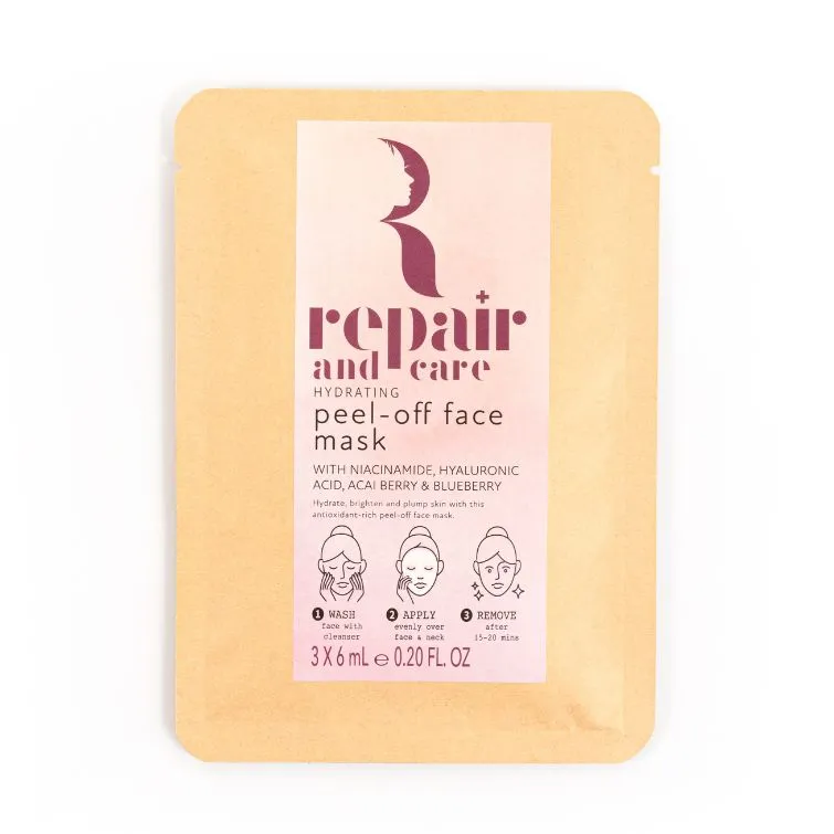 Repair and Care Peel Off Face Mask 3 x 6ml sold by iris