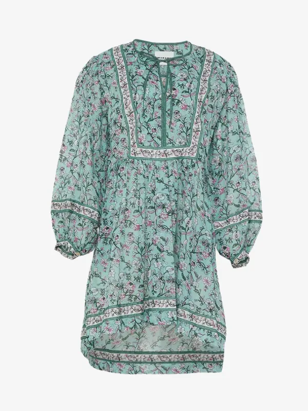 Gilinesia Floral-Print Cotton-Voile Mini Dress sold by iris