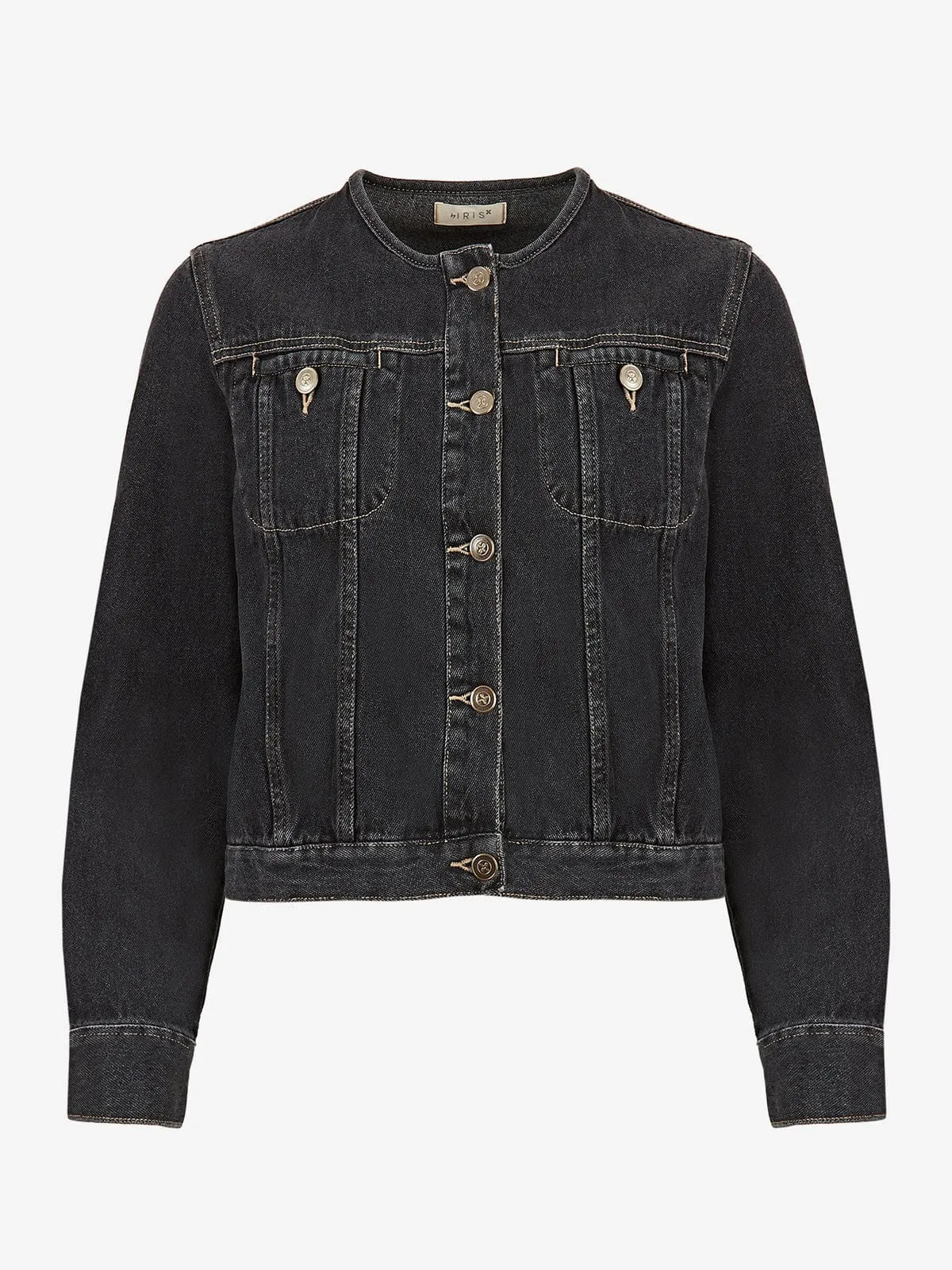 Tatum Black Denim Jacket sold by iris