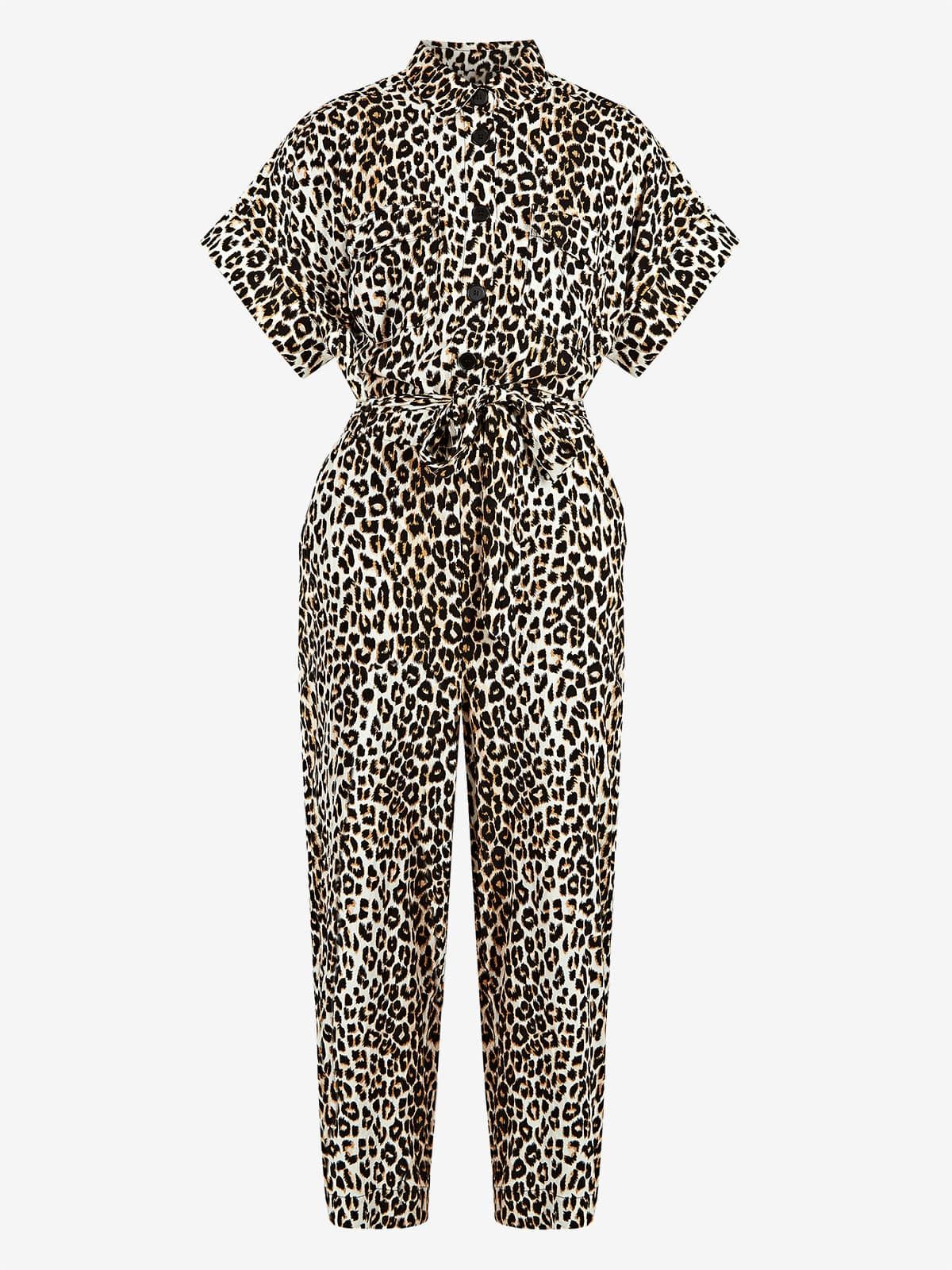 Mathilde Leopard Jumpsuit sold by iris