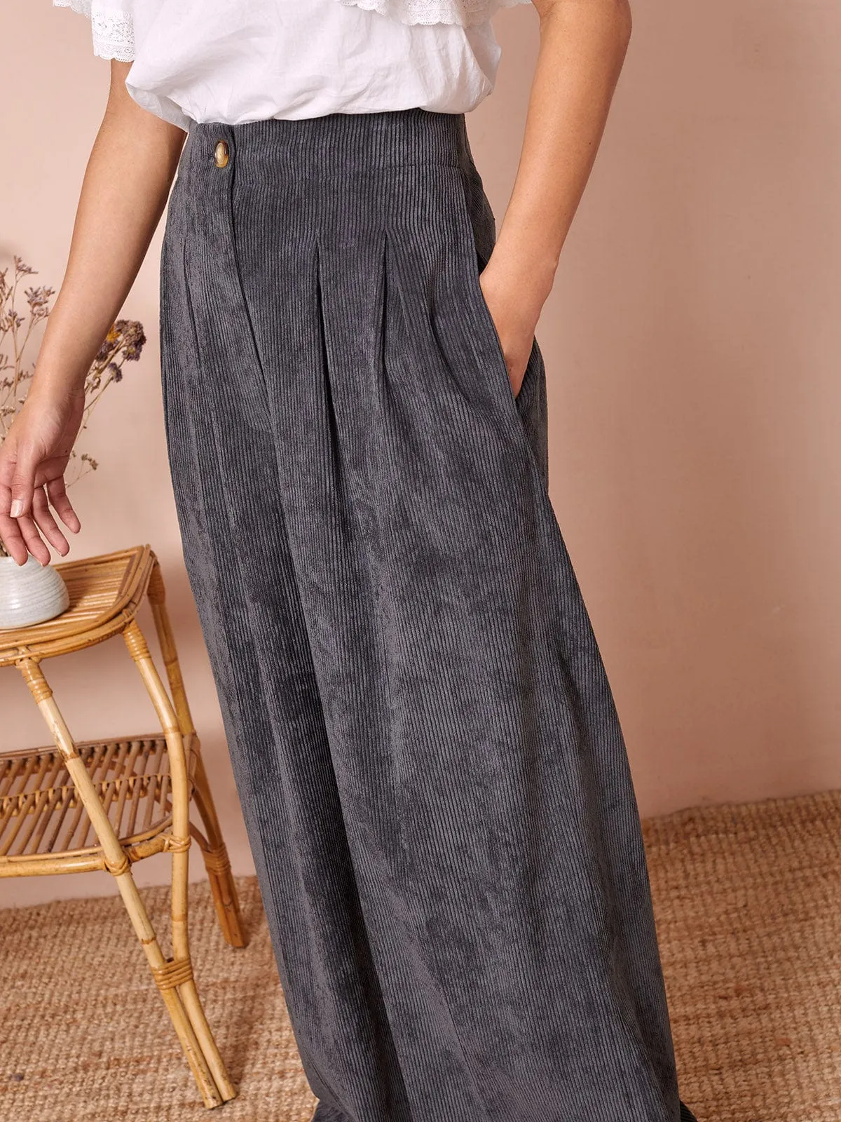 Logan Cord Trouser sold by iris product image thumbnail 4