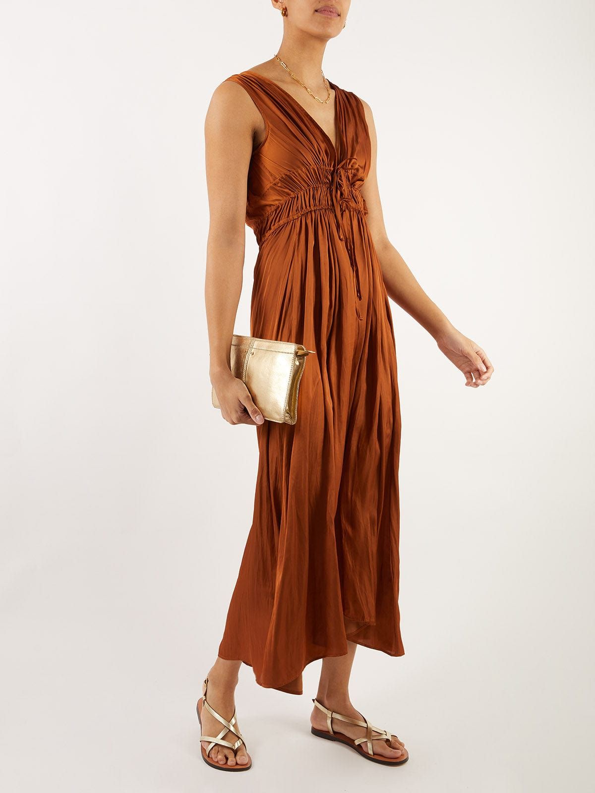 Preziosa Gathered Midi Dress sold by iris product image thumbnail 5