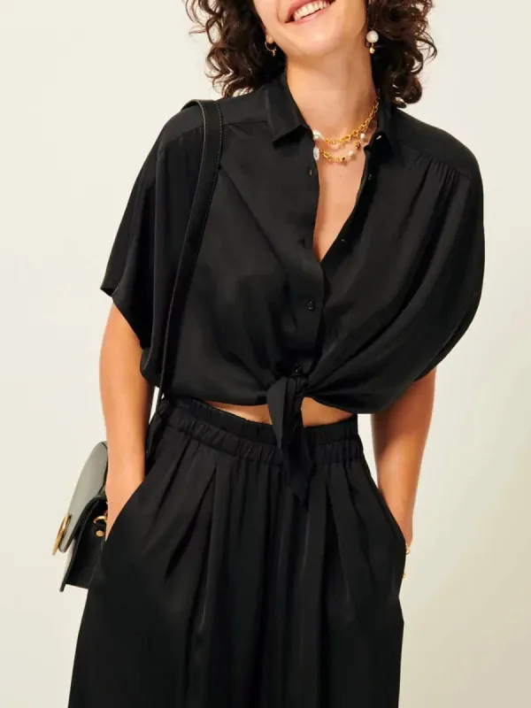 Alfassa Blouse- Black sold by iris