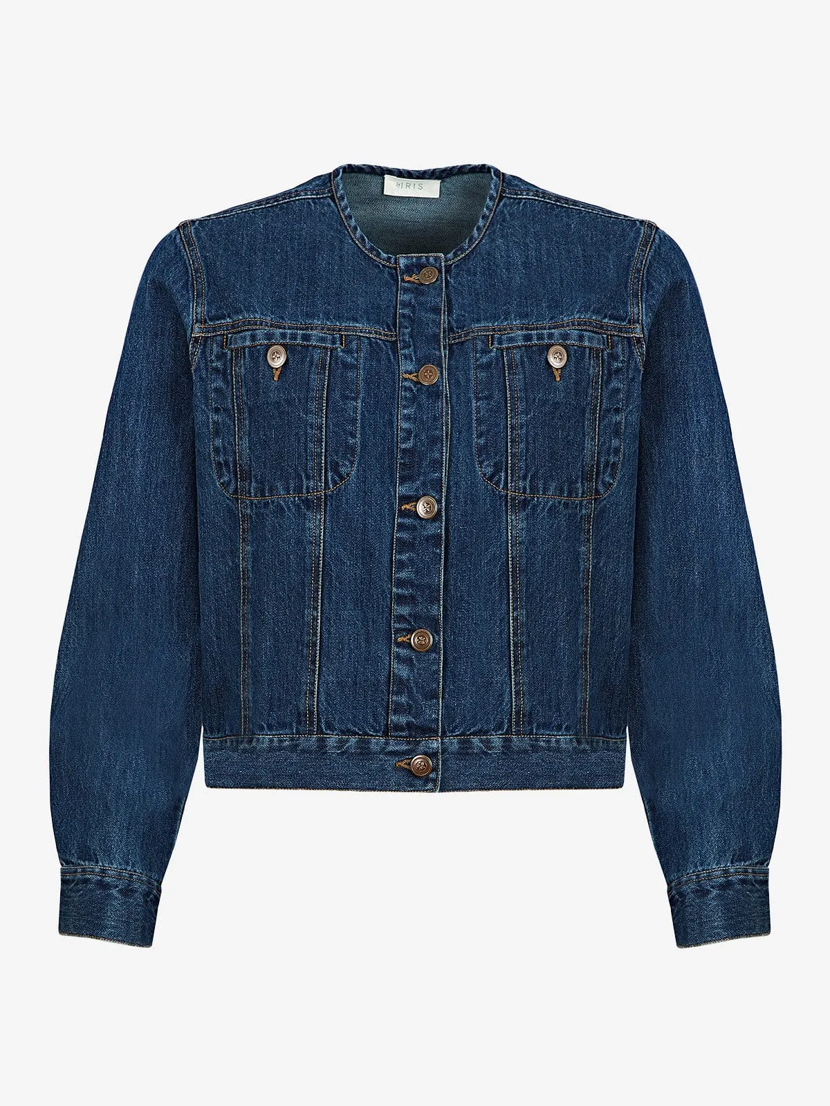 Tatum Denim Jacket- Blue sold by iris