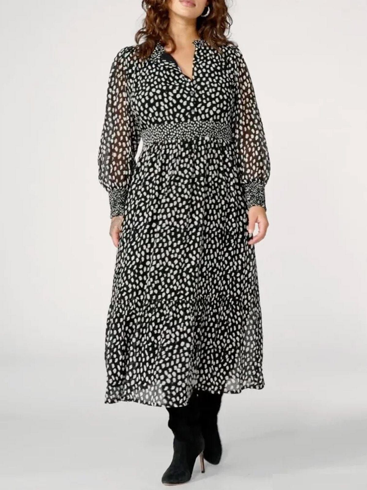 Bianca Dress- Black and White sold by iris product image thumbnail 2