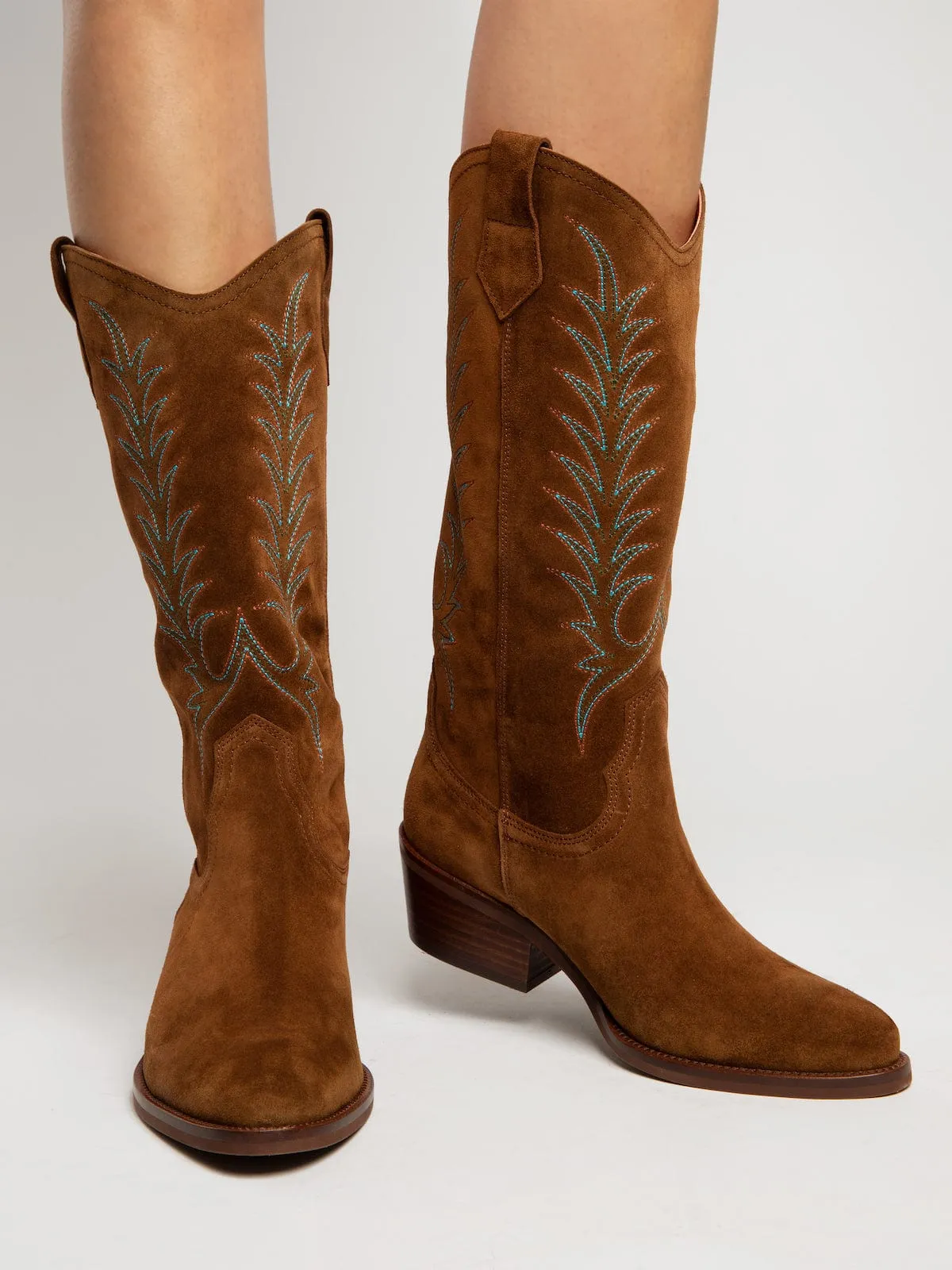 Goldie Cowboy Boots- Brown sold by iris product image thumbnail 4