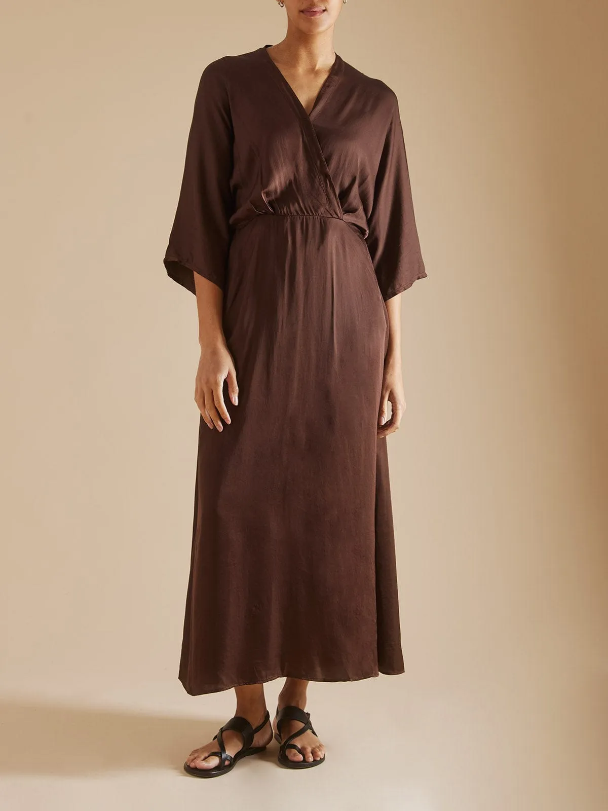 Renea Dress - Brown sold by iris product image thumbnail 2