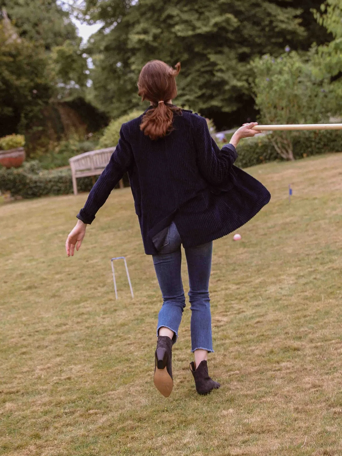 Cynthia Jumbo-Cord Boyfriend Blazer sold by iris product image thumbnail 5