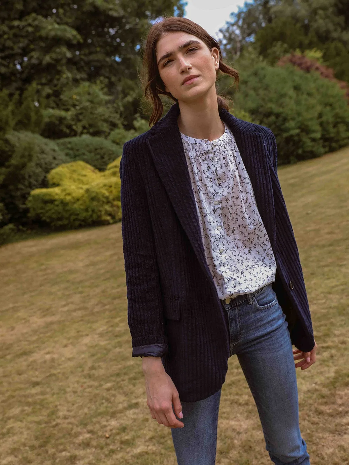 Cynthia Jumbo-Cord Boyfriend Blazer sold by iris product image thumbnail 2
