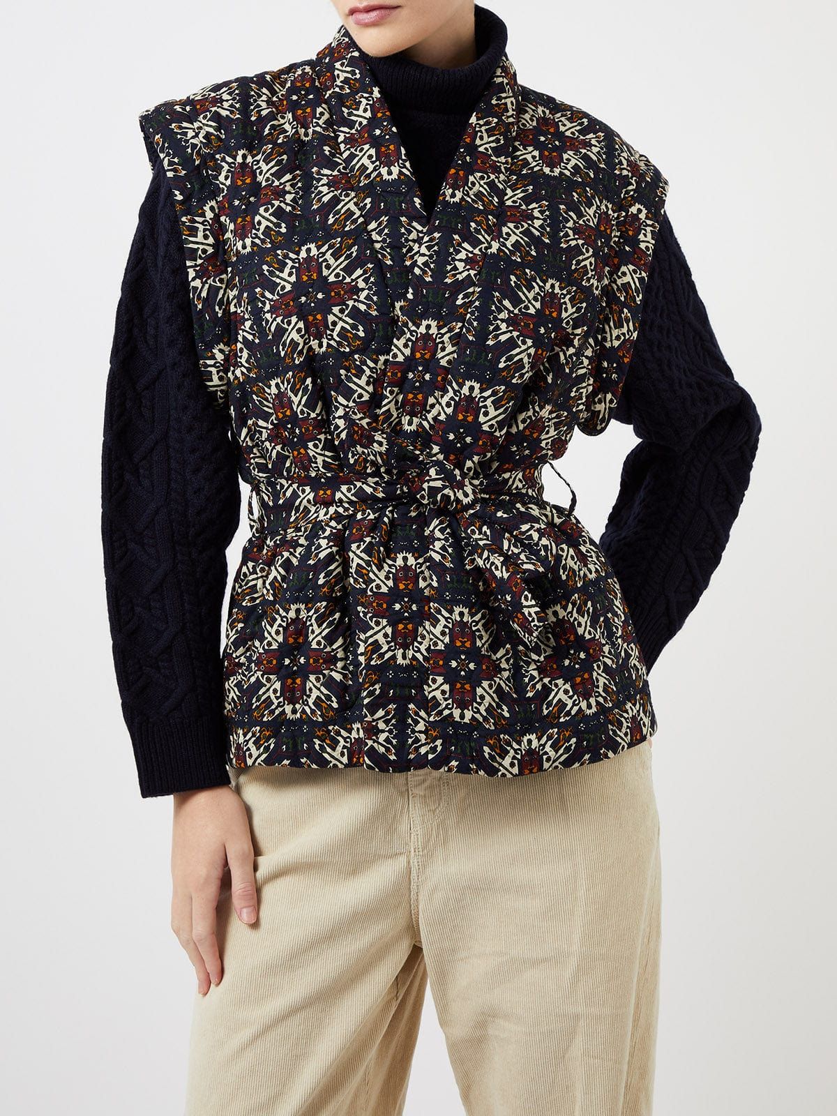 Olivia Tibet Print Quilted Jacket sold by iris product image thumbnail 5