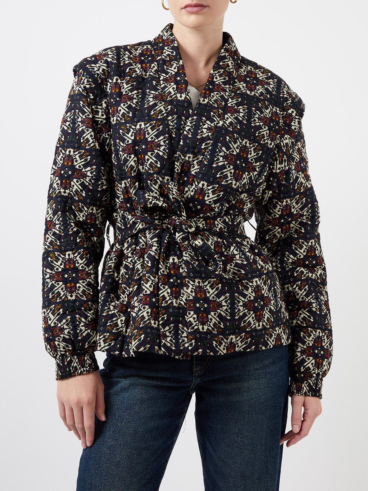 Olivia Tibet Print Quilted Jacket sold by iris product image thumbnail 2