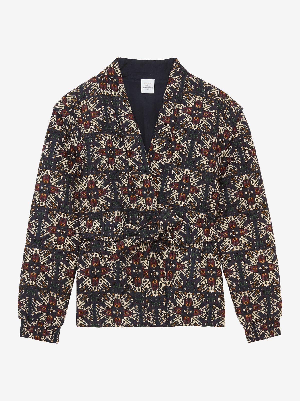 Olivia Tibet Print Quilted Jacket sold by iris