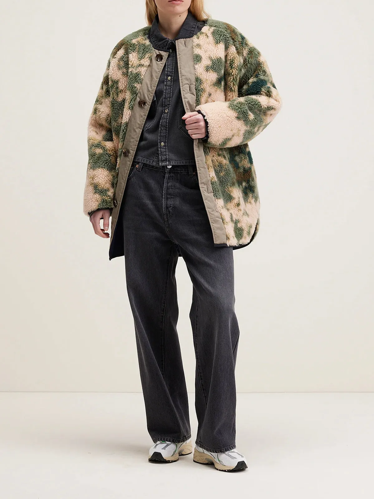 Hamon Reverse Jacket – Navy and Cream sold by iris product image thumbnail 4