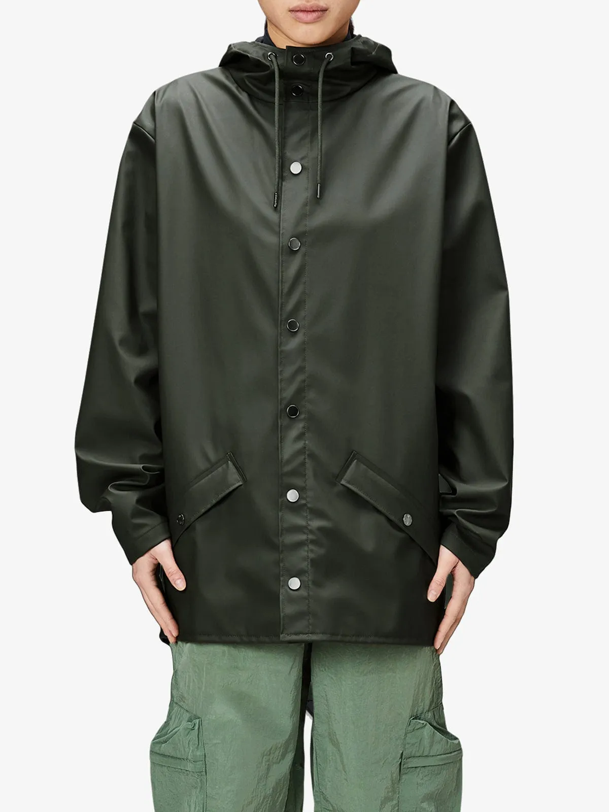 Waterproof Jacket- Green sold by iris product image thumbnail 2