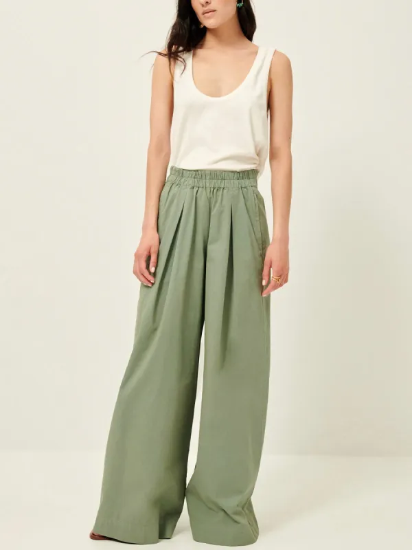 Ridye Flare Pants - Green made by iris