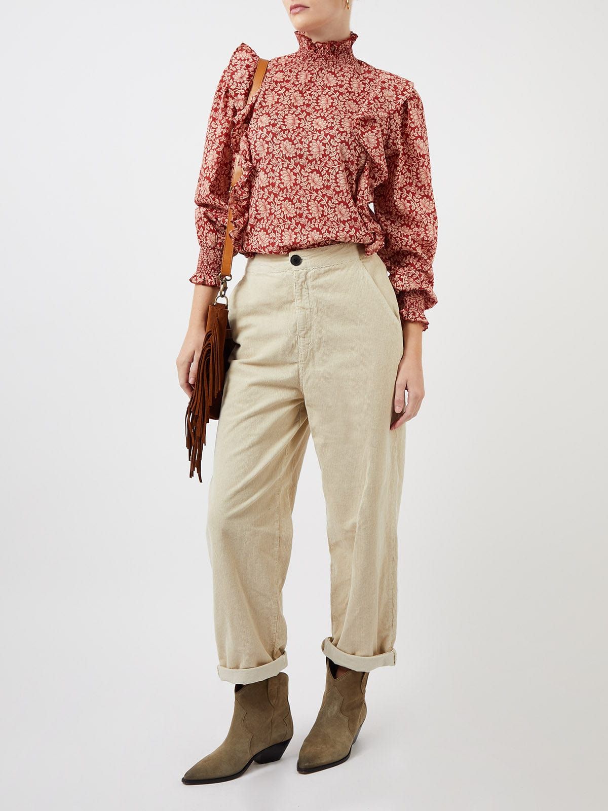 Tessy Embroidered Blouse - Blush sold by iris product image thumbnail 4