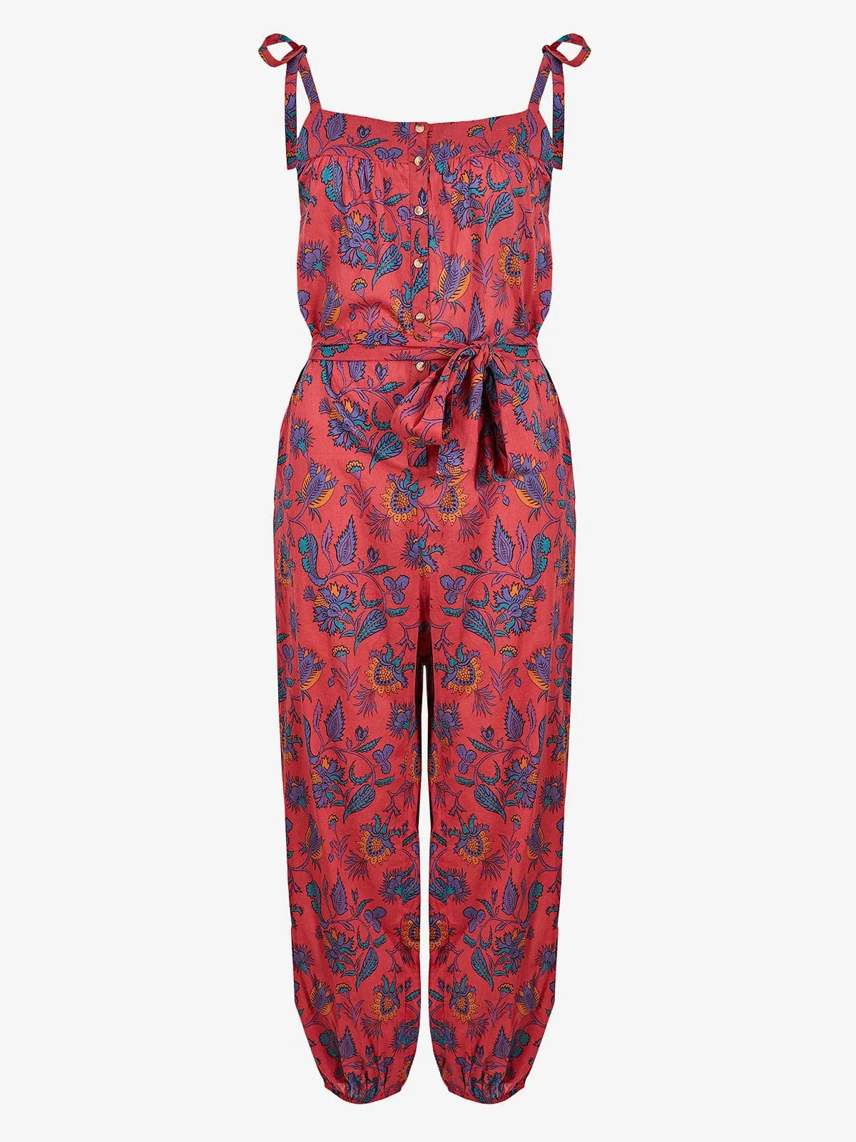 Lou Lou Buttoned Jumpsuit Red sold by iris product image thumbnail 4