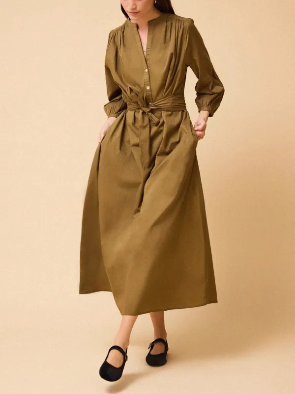 Reko Dress - Beige made by iris