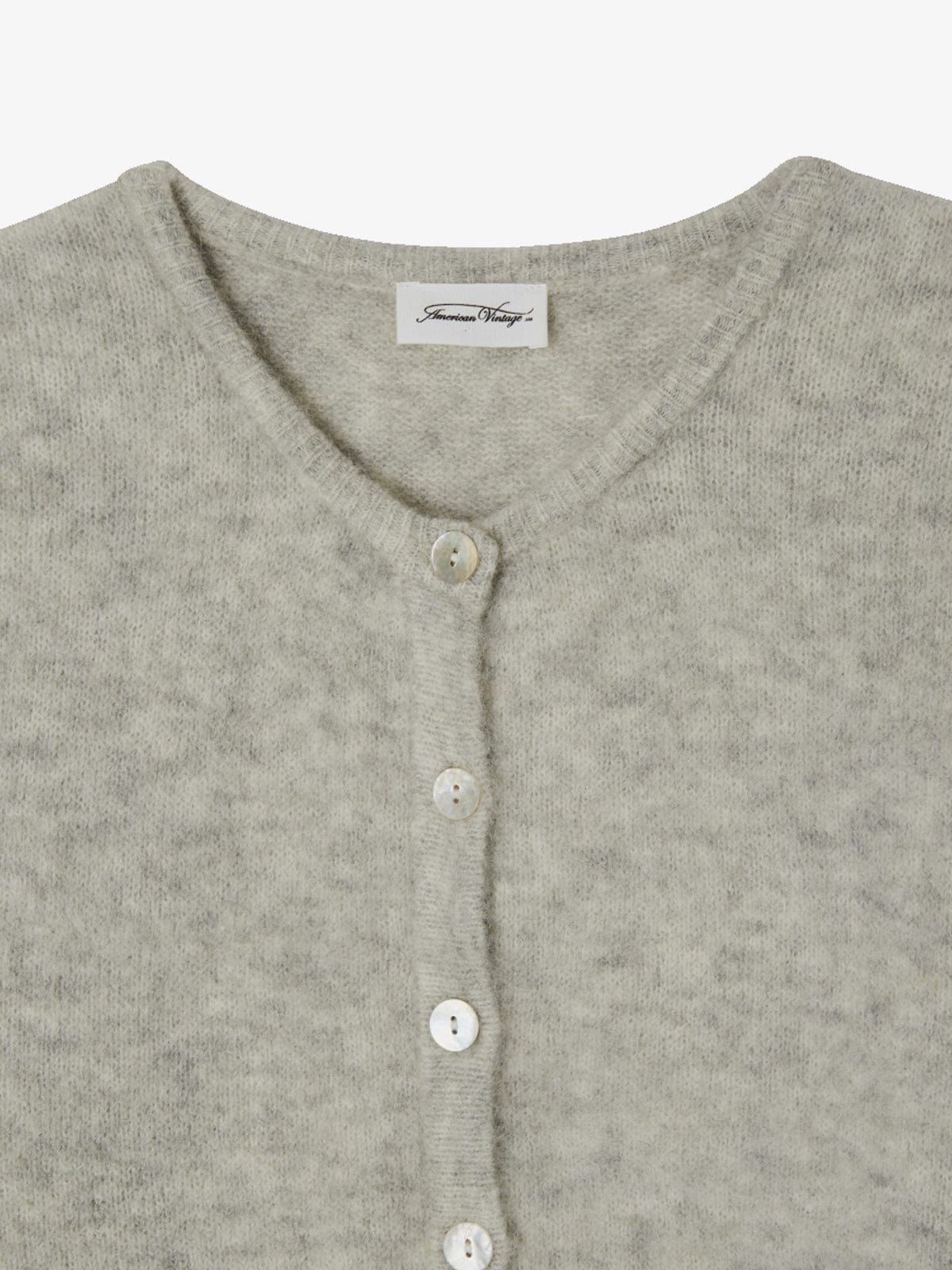 Vitow Button Cardigan Grey sold by iris product image thumbnail 2