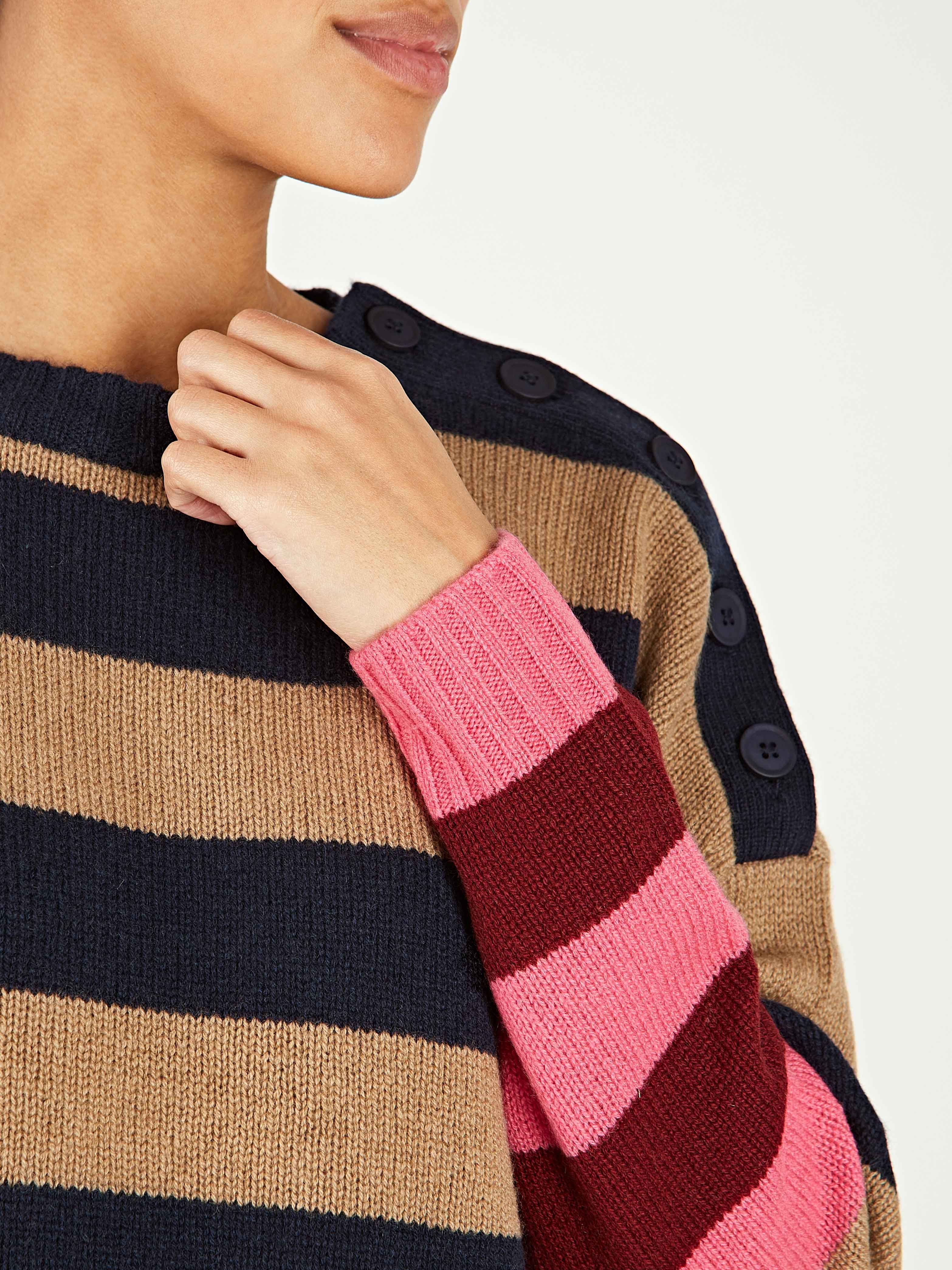 Melissa Striped Cashmere Jumper sold by iris product image thumbnail 4
