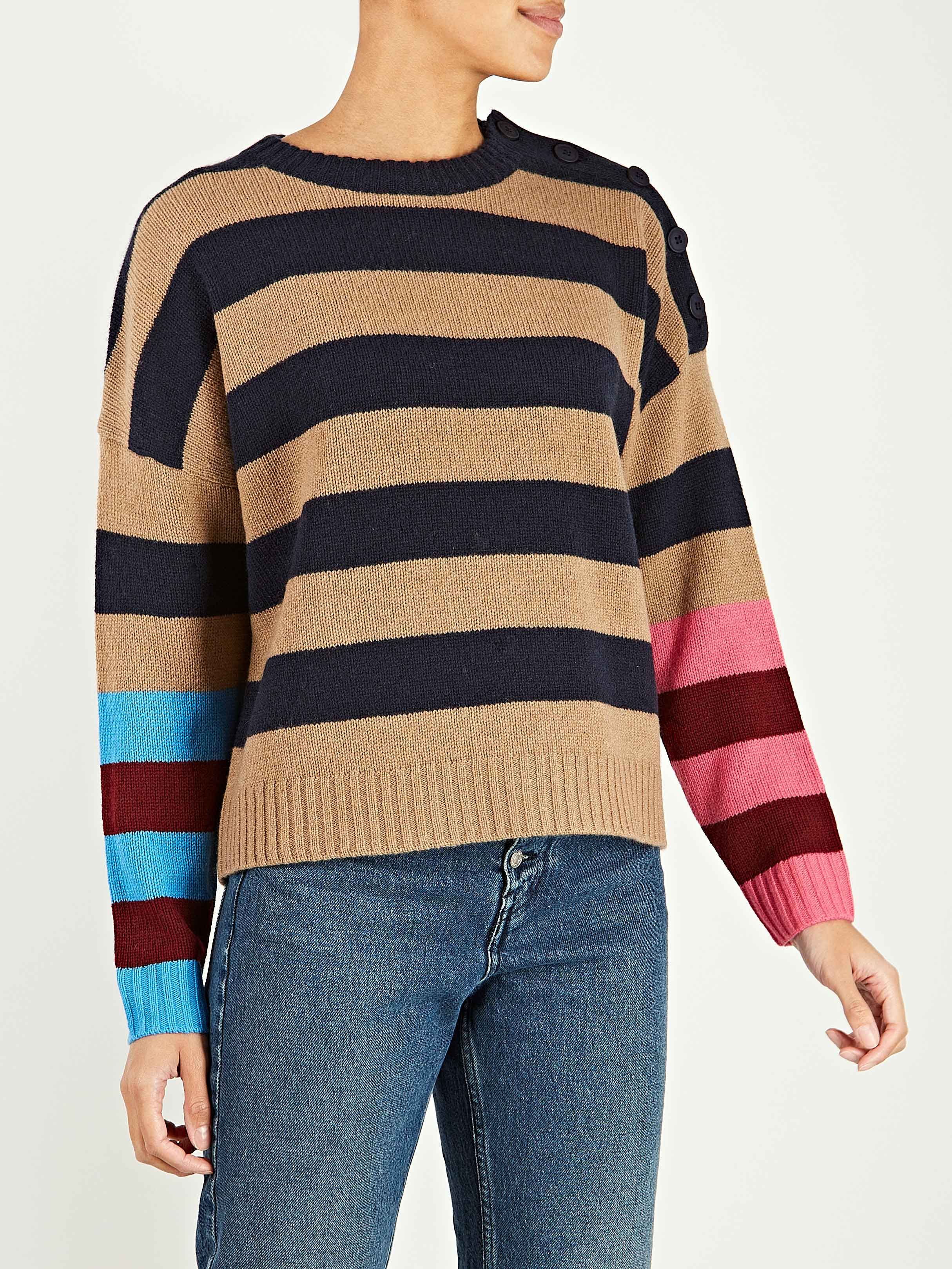 Melissa Striped Cashmere Jumper sold by iris product image thumbnail 2