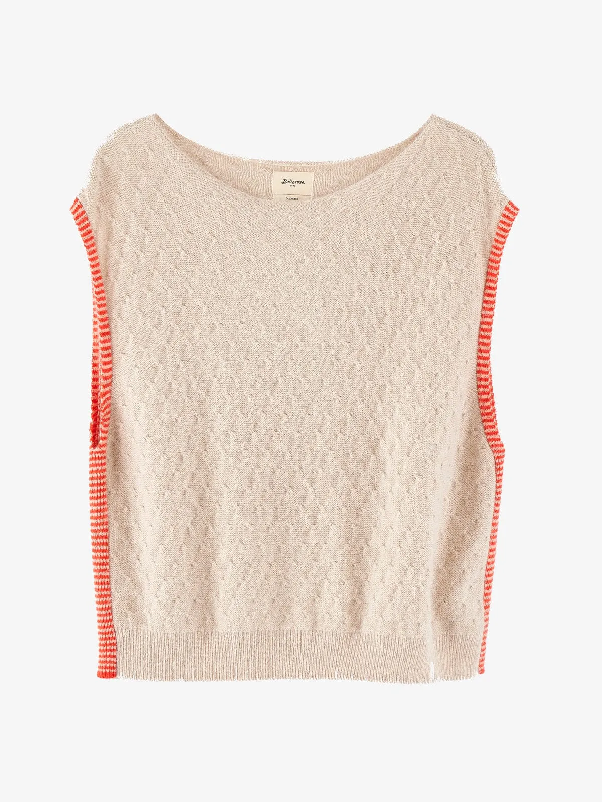Diow Knit Vest – Cream sold by iris