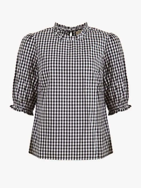 Irsa Gingham Top sold by iris