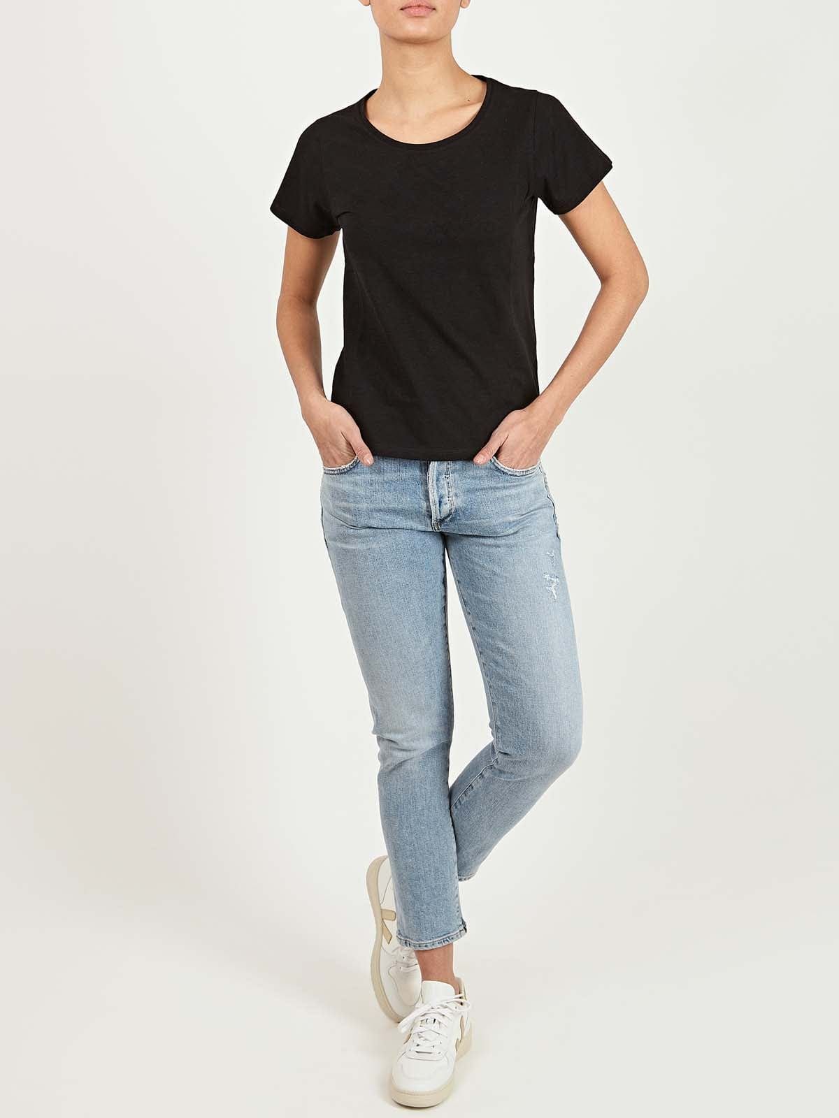 Romy Round Neck Cotton Tee sold by iris product image thumbnail 5