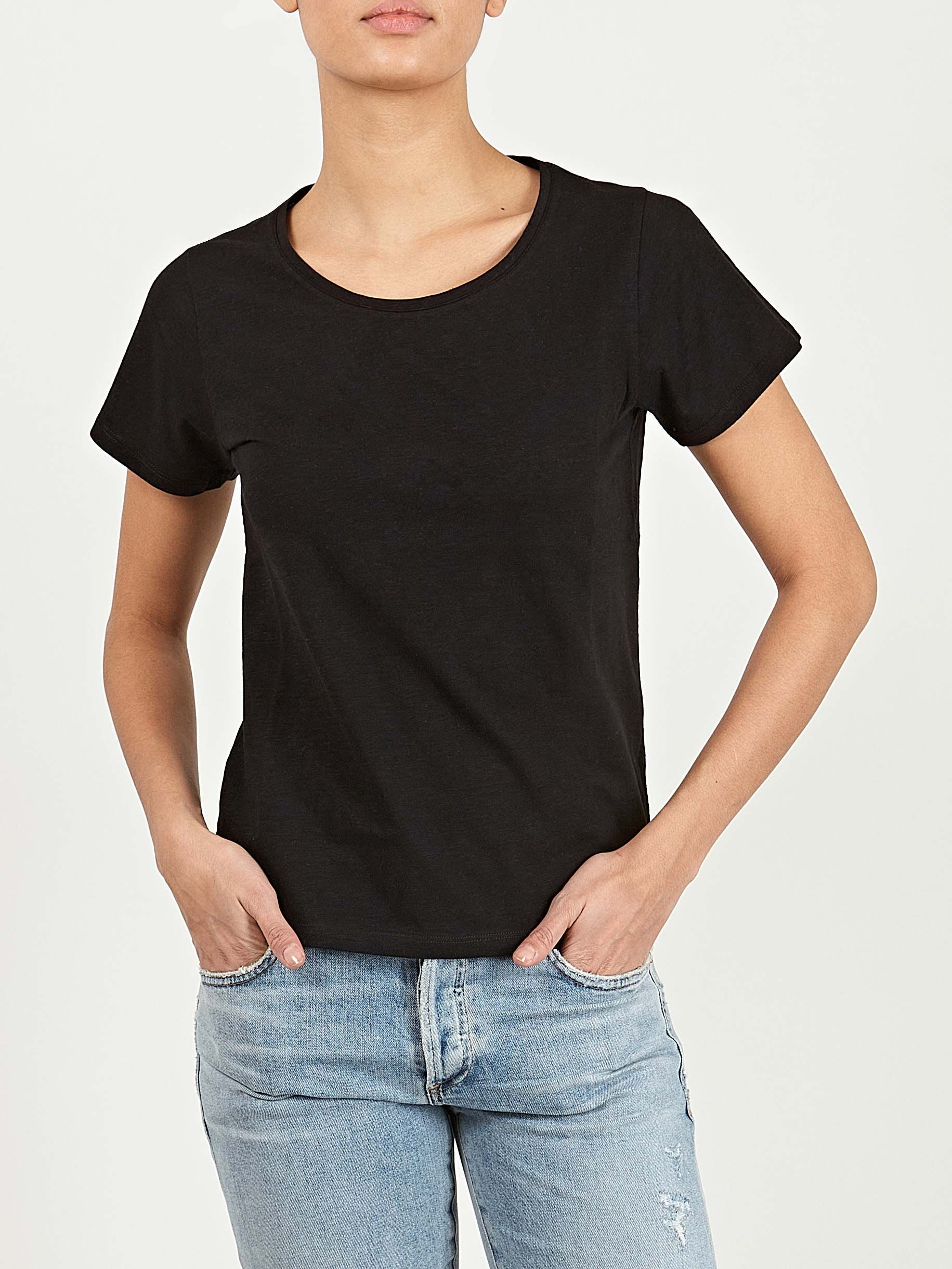 Romy Round Neck Cotton Tee sold by iris product image thumbnail 2